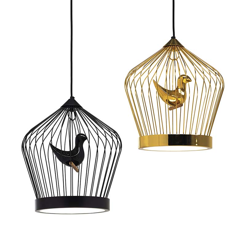 Suspended Lamp in Metal - Twee T | Casamania