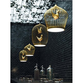 Suspended Lamp in Metal - Twee T | Casamania