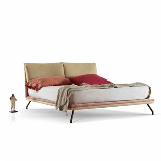 Letto matrimoniale imbottito - Freely | ISA Project