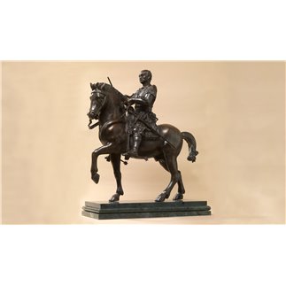 GATTAMELATA, MINIATURE OF THE EQUESTRIAN STATUE BY DONATELLO, PADOVA. - FONSTMETCLA3