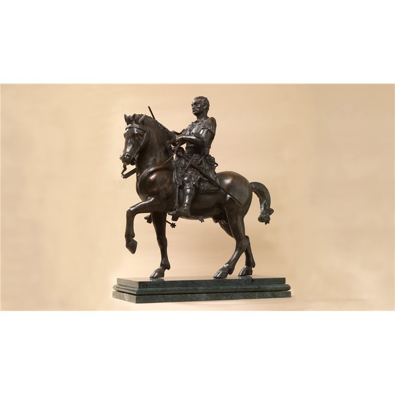 GATTAMELATA, MINIATURE OF THE EQUESTRIAN STATUE BY DONATELLO, PADOVA. - FONSTMETCLA3