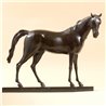 Scultura in bronzo e marmo - Cavallo senza Sella