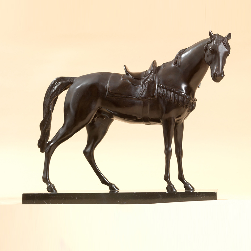 Bronze and marble statue Saddled Horse - ISA Project