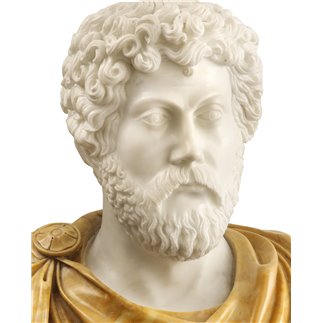 Bust of Marcus Aurelius marble sculpture - FONSTPIECLA5 | ISA Project