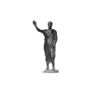 Etruscan Orator bronze sculpture