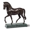 Bronze and marble statue Ancient Horse