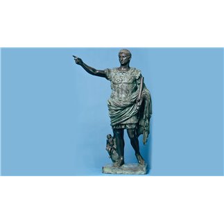 Augustus Caesar - bronze Miniature