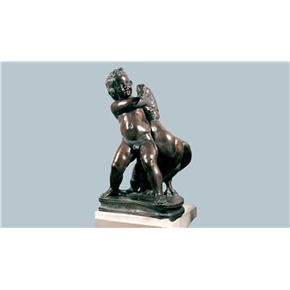 Statua in bronzo - Putto che strozza l'Oca | ISA Project