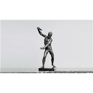 Statua in bronzo e marmo - Ercole con clava | ISA Project