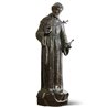 Statua in bronzo - San Francesco con Uccellini