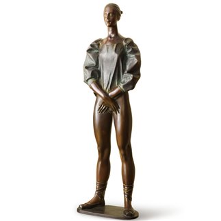 Ballerina with blouse bronze sculpture - FONSTMETMOD3 | ISA Project