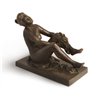 After a Bath bronze sculpture