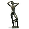 Woman in front of Mirror bronze sculpture