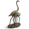 Flamingoes bronze statue