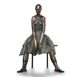 Ballerina Resting bronze sculpture - FONSTMETMOD24 | ISA Project