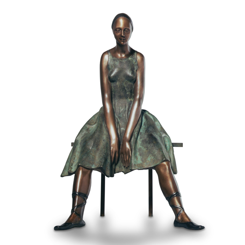 Ballerina Resting bronze sculpture - FONSTMETMOD24 | ISA Project