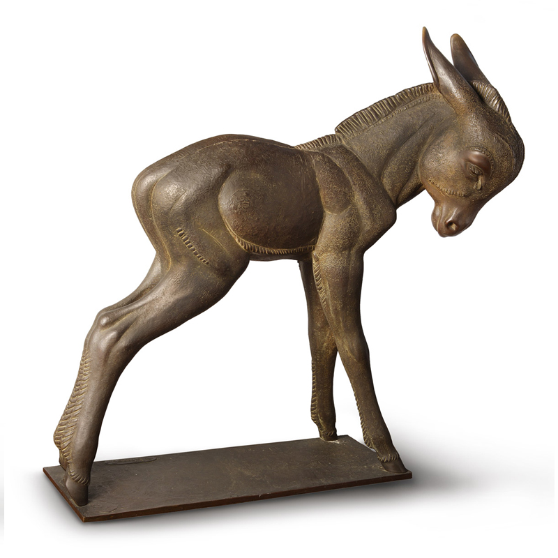 Little Donkey bronze sculpture - FONSTMETMOD31 | ISA Project