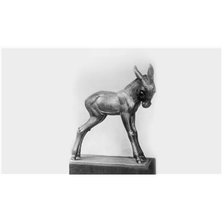 Little Donkey bronze sculpture