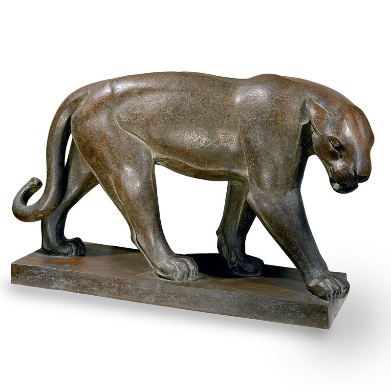 PANTHER, POSTHUMOUS REPRODUCTION OF THE ORIGINAL BY THE SCULPTOR SIRIO TOFANARI. - FONSTMETMOD35