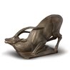 Dying Ram bronze sculpture