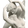 Statua in marmo bianco di Carrara - Amore e Psiche