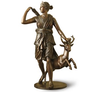 Diana Cacciatrice statua in bronzo - FONSTMETCLA74 | ISA Project