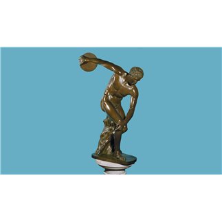 Discus Thrower bronze statue