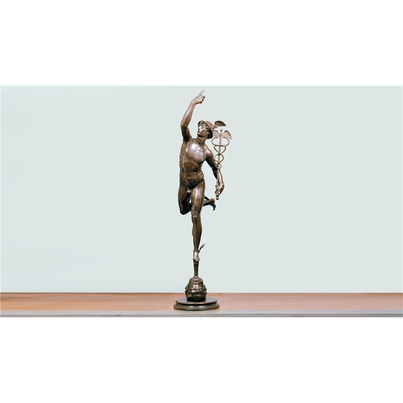 MERCURY, COPY OF THE ORIGINAL BY GIAMBOLOGNA, BARGELLO MUSEUM, FLORENCE. - FONSTMETCLA78