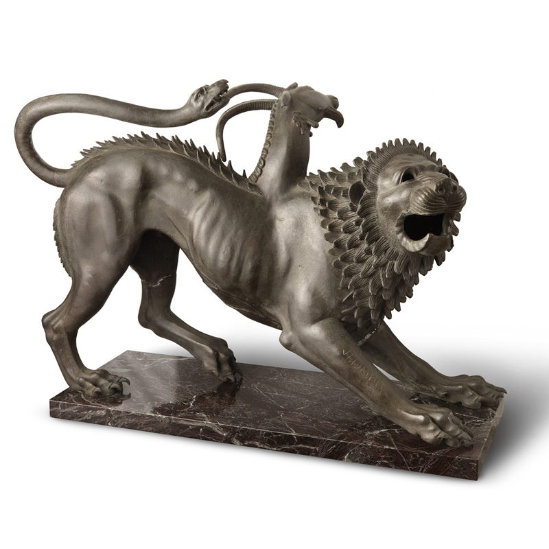 Etrusca Chimera bronze  statue - FONSTMETCLA81 | ISA Project