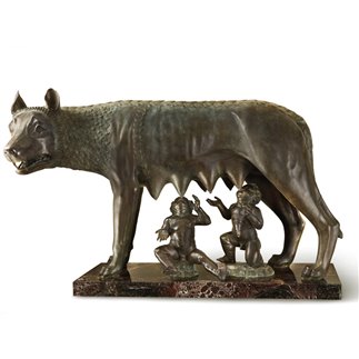 Roman Wolf bronze statue - FONSTMETCLA82 | ISA Project