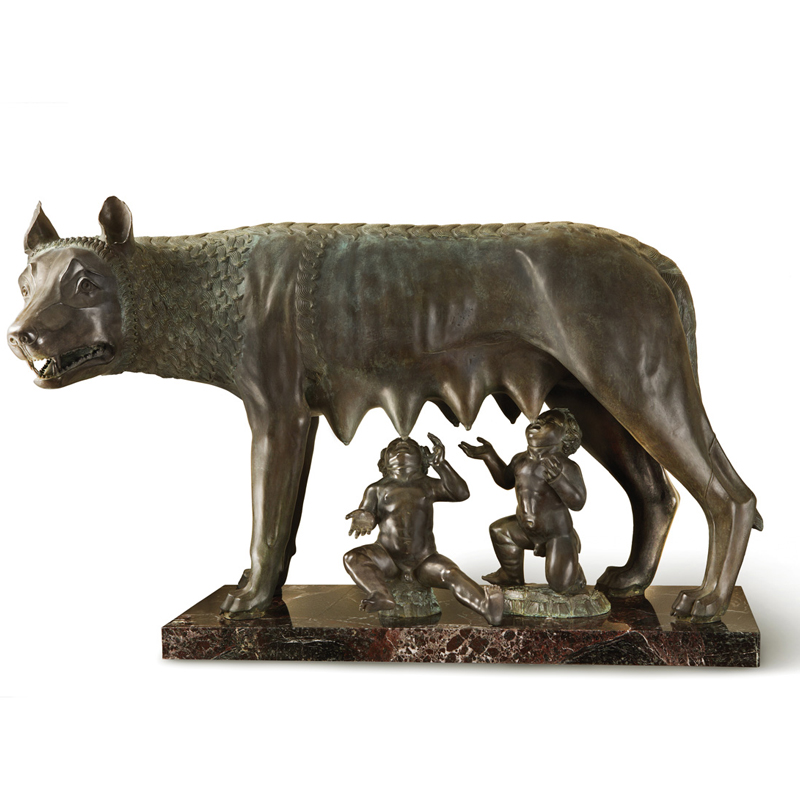 Roman Wolf bronze statue - FONSTMETCLA82 | ISA Project