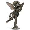 Putto with Dolphin bronze sculpture