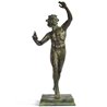 Dancing Faun Bronze Statue