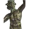 Dancing Faun Bronze Statue