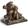 The Wrestlers bronze statue