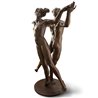 Dance bronze statue