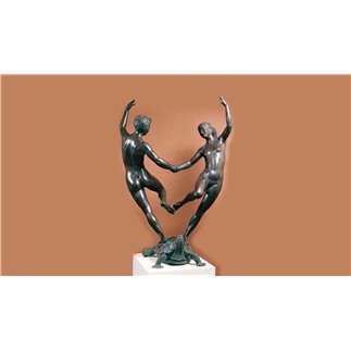 Adolescence bronze sculpture