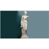 Carrara marble statue