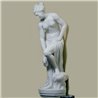 Allegrain Bather Carrara marble sculpture