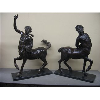 Pair of Centaurs bronze miniature - FONSTMETCLA89 | ISA Project