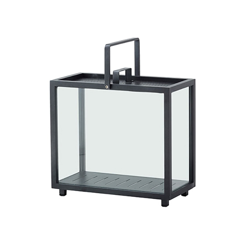 Outdoor Rectangular Lantern in Aluminum - Lighthouse | Cane-Line