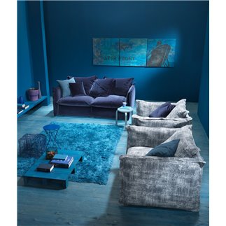 Padded sofa in fabric - Knit | ISA Project