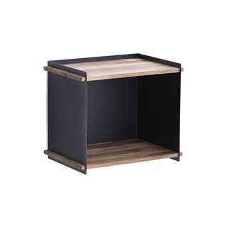 Storage Box in Wood and Aluminum - Box Wall | Cane-Line