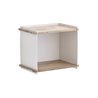 Storage Box in Wood and Aluminum - Box wall