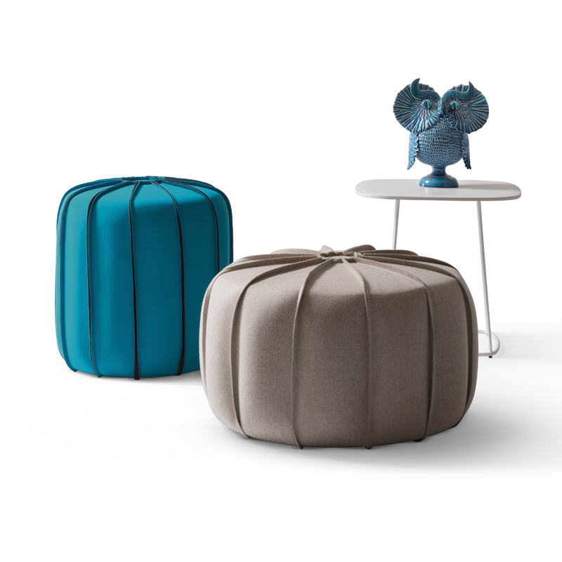 Pouf in Fabric with Decoration - Marrakech | ISA Project