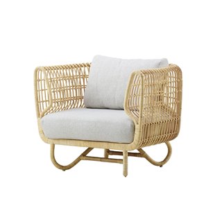 Lounge Hand-Woven Rattan Armchair - Nest | Cane-Line