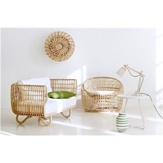 Lounge Hand-Woven Rattan Armchair - Nest | Cane-Line