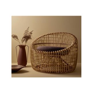 Poltrona di Design in Rattan Intrecciato a Mano - Nest | Cane-Line