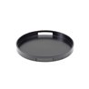 Outdoor Serving tray in black aluminium Ø44 cm - Club