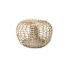 Handmade rattan pouf or coffee table - Nest